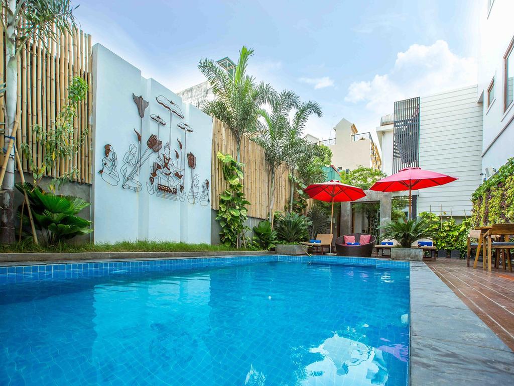 Le Cocon Boutique Hotel Пном Пен Екстериор снимка